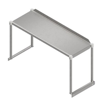 John Boos OSE16RK-1884 Table-Mounted Overshelf 