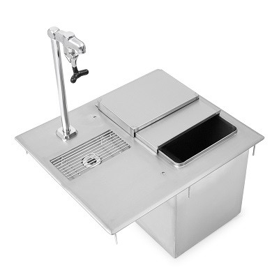 John Boos PB-DIIBWS2118-P Drop-In Ice & Water Unit 