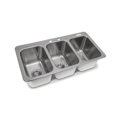 John Boos PB-DISINK101410-3 Drop-In Sink 