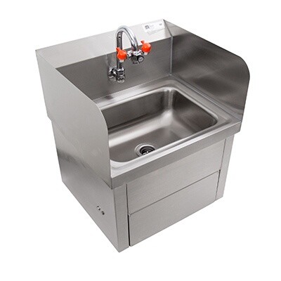 John Boos PBHS-W-1410-KV1APS-EW Hand Sink 
