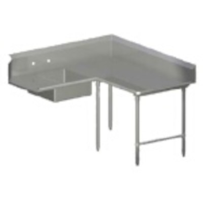 John Boos SDT4-K60108SBK-R Soiled Dishtable 