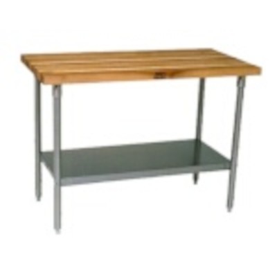 John Boos SNS02 Wood Top Work Table 