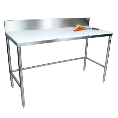John Boos TC107 Poly Top Work Table 