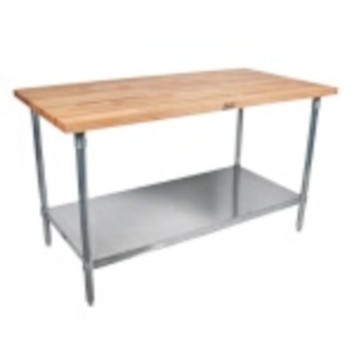 John Boos TNS09 Wood Top Work Table 