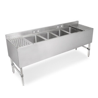 John Boos UBS4-2172-2D12 Underbar Sink Units 