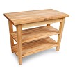 John Boos C4824-2S Wood Top Work Table 