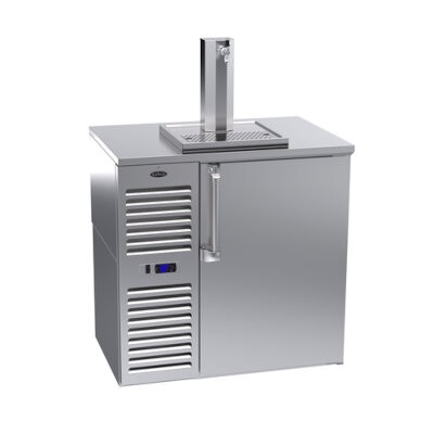Krowne DB36-SS - Draft Beer Cooler, one-section, 36'W, (1) tower with (1) faucets, stainless steel exterior 