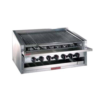 MagiKitch'n APM-RMB-660 - Countertop Charbroiler, gas, 60'W, stainless steel radiants 