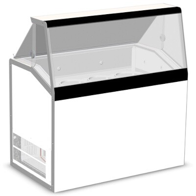 Master-Bilt DD-46L Ice Cream Dipping Case 