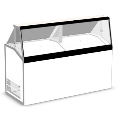 Master-Bilt DD-66L Ice Cream Dipping Case 