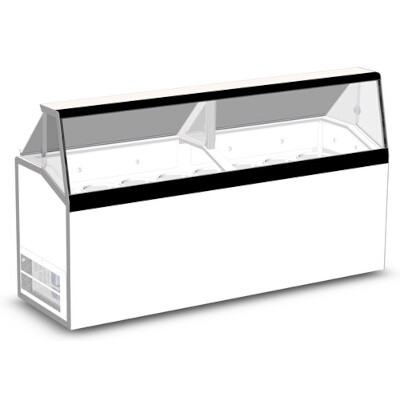 Master-Bilt DD-88L Ice Cream Dipping Case 