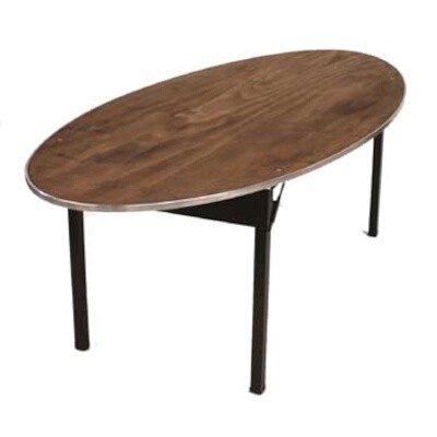 Maywood DPORIG4884OVAL Oval Folding Table 
