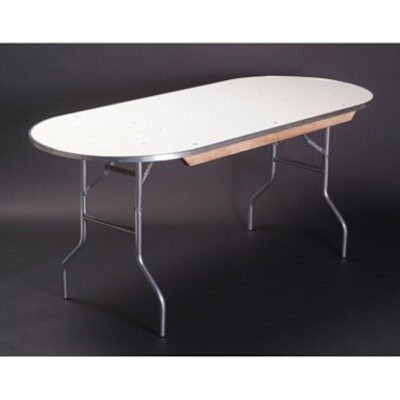 Maywood MF4896RACE Oval Folding Table 