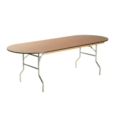 Maywood ML4896RACE Oval Folding Table 