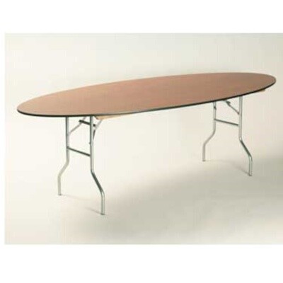 Maywood ML6072OVAL Oval Folding Table 