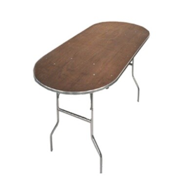 Maywood MP3096RACE Oval Folding Table 