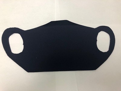 La Sanitation LASAARFM001N - Face Mask, triple layered, navy 