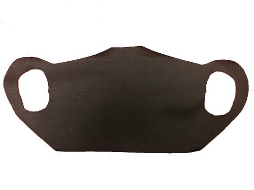 La Sanitation LASAARMB003B - Everyday Face Mask, poly/cotton blend, black 