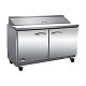 IKON ISP61M-4D - Mega Top Sandwich/Salad Prep Table, two-section, 61-1/5