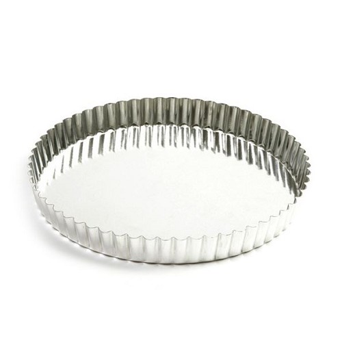 Norpro 3719 - Quiche Pan, 1' x 9.5' x 9.5', Fluted design, Tin 