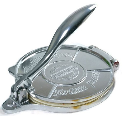 Norpro 1063 - Deluxe Cast Aluminum Tortilla Press, 6 in. 