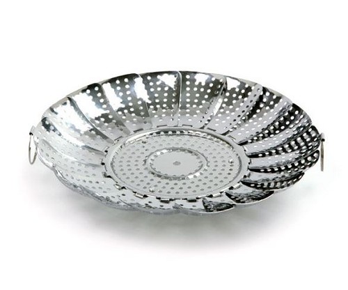 Norpro 176C - Vegetable Steamer w/o Post, 5-1/2 - 9-1/2 in. 
