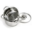 Norpro 2025 - 3 pc Stainless Steel Steamer, 1 qt. 