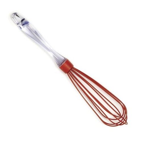 Norpro 2116R - Silicone Whisk, Red 