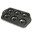 Norpro 3982 - Non-Stick Baking Donut Pan, 6 Count, 15' x 9.25' x 1' 