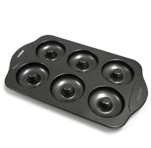 Norpro 3982 - Non-Stick Baking Donut Pan, 6 Count, 15' x 9.25' x 1' 