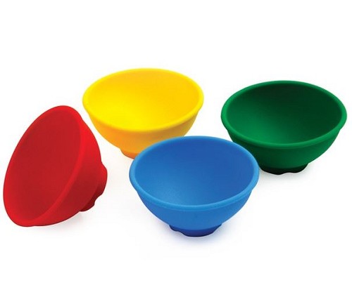Norpro 408 - Mini Pinch Seasoning & Condiment Bowls, 1.75 oz. (Set Of 4) 