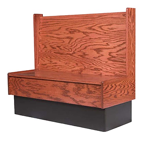 Oak Street ARST-4842-DBL-WSWB Double Booth 