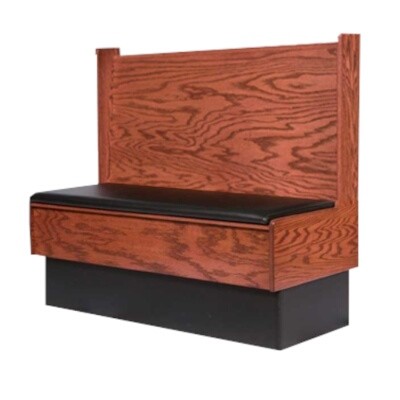 Oak Street ARST-3042-DBL-VSWB Double Booth 
