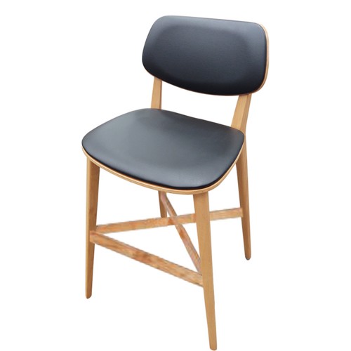 Oak Street BW-0234-NT-BLK Bar Stool 