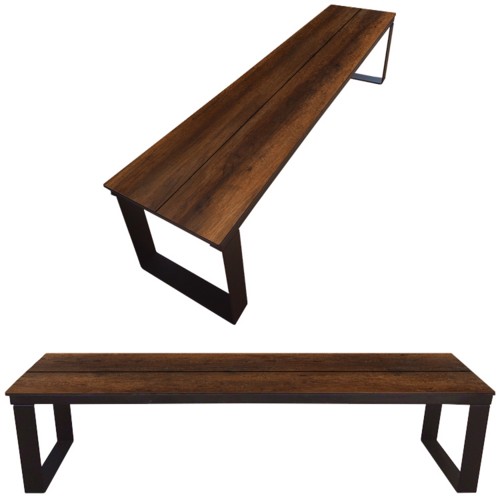 Oak Street JUB1672-BENCH Outdoor Bench 