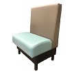 Oak Street MOR-7242-DBL Double Booth 