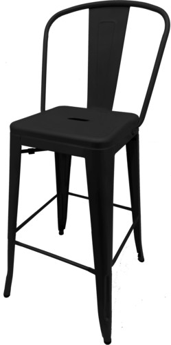 Oak Street OD-BM-820-MBLK-XL Bar Stool 
