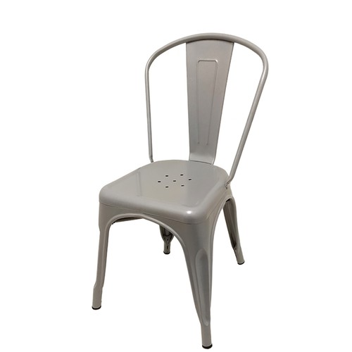 Oak Street OD-CM-0001-SLV Stacking Chair 