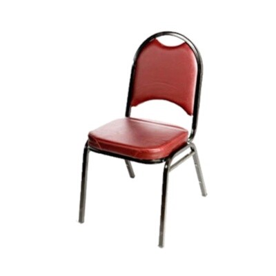 Oak Street SL2089-WINE Stacking Chair 