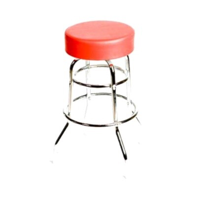 Oak Street SL2129-RED Swivel Bar Stool 
