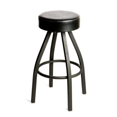 Oak Street SL2132-BLK Swivel Bar Stool 