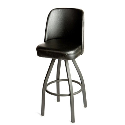 Oak Street SL2136-BLK Swivel Bar Stool 