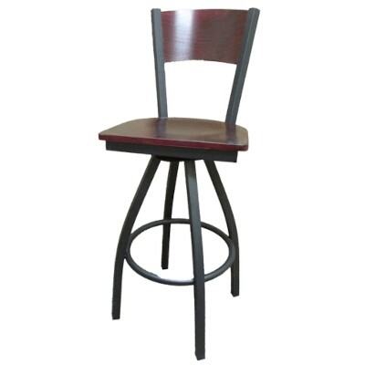 Oak Street SL2150-1S-P Swivel Bar Stool 