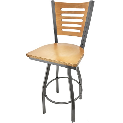 Oak Street SL2150CCS-1S-5 Swivel Bar Stool 