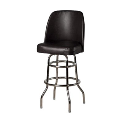 Oak Street SL3134-BLK Swivel Bar Stool 