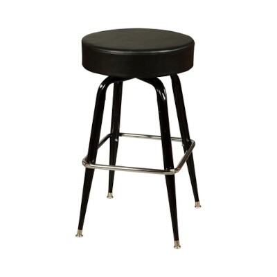 Oak Street SL3135-BLK Swivel Bar Stool 