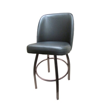 Oak Street SL3136-CCS-BLK Swivel Bar Stool 
