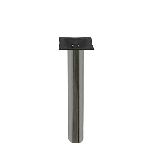 Oak Street SSBLS4-CHR-STD Metal Table Base 