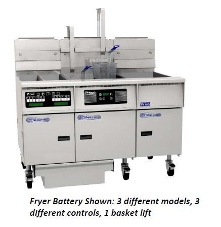 Pitco SE14RS-3FD Battery Fryer 