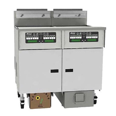 Pitco SSHLV184R-C/FD Floor Fryer 